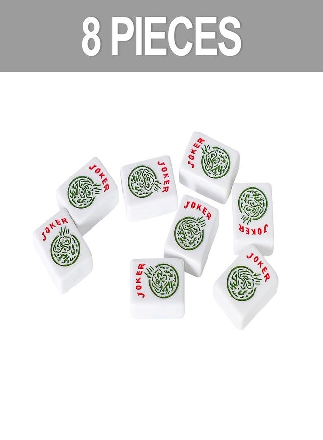 GUSTARIA 8 Pieces American Mahjong Joker Tiles, Mahjong Accessories (Standard Size 1.2”,Tiles Only) - Image 3
